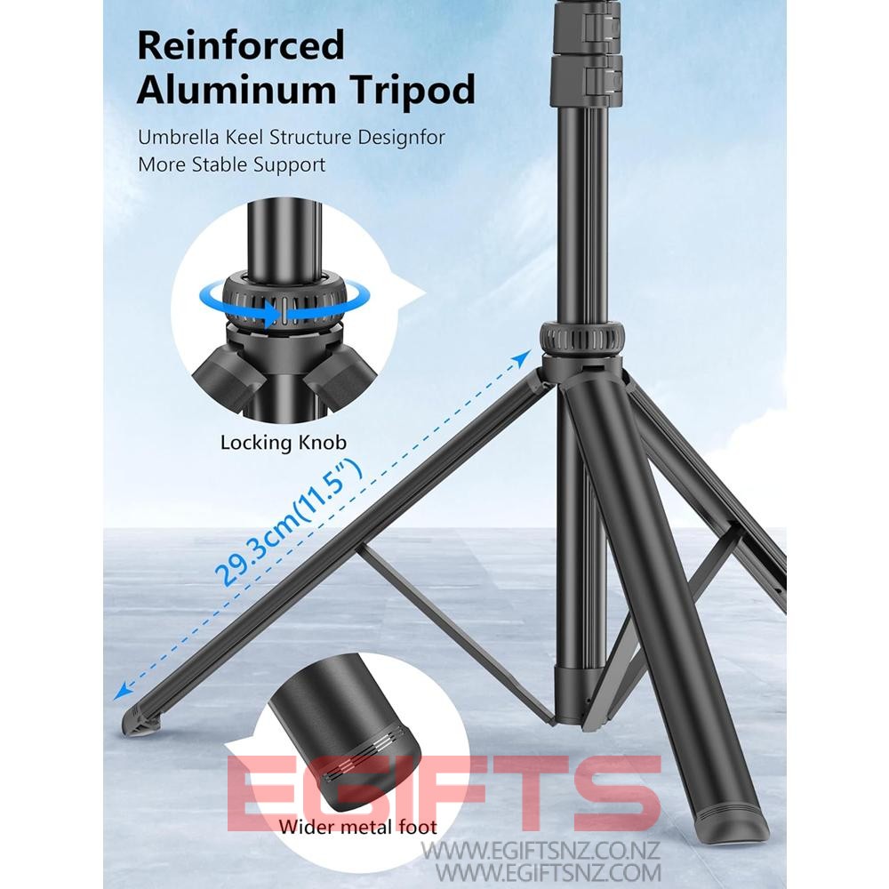 72" 180CM Phone Tripod & Selfie Stick C06 - Image 8