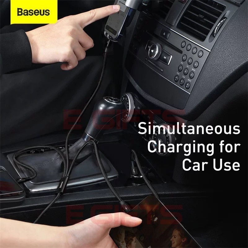 BASEUS TYPE C 3 IN 1 20W CHARGING CABLE - Image 5