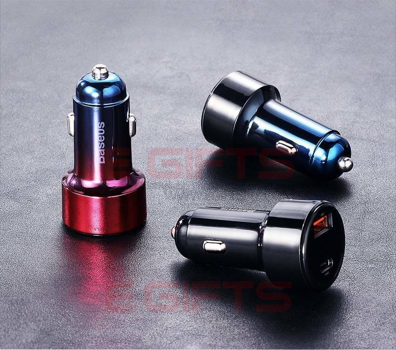 Baseus 45W Quick USB Supercharge SCP QC3.0 PD USB C Car Charger - Image 5