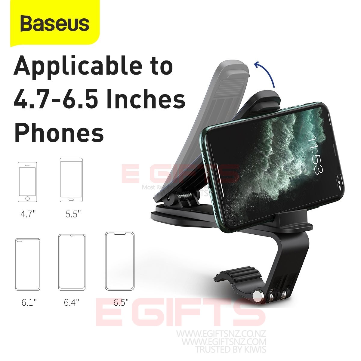 Baseus Big Mouth pro phone GPS Car Holder - Image 2