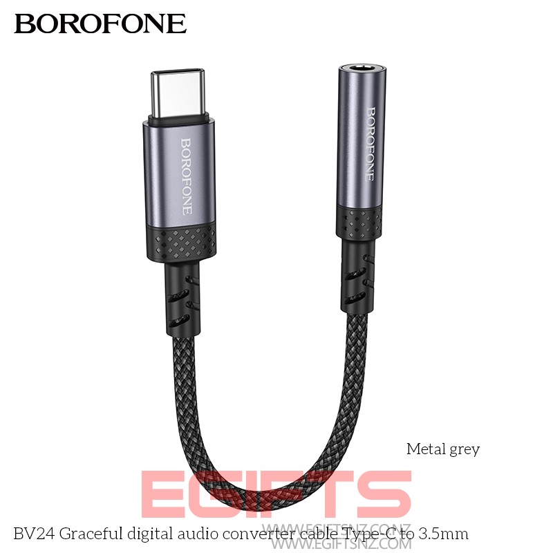 Borofone BV24 Type C to AUX Adapter - Image 2