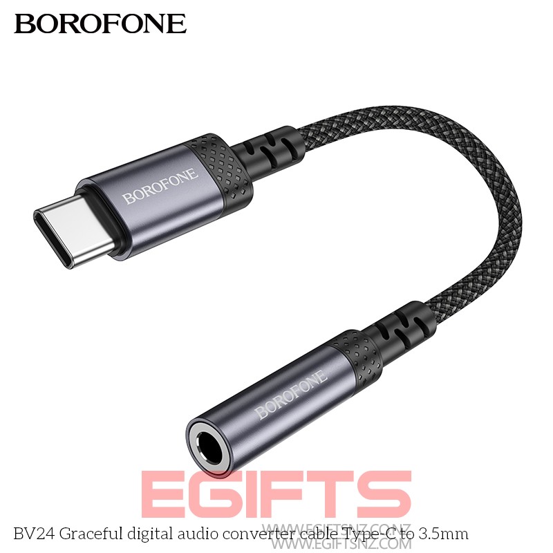 Borofone BV24 Type C to AUX Adapter - Image 9