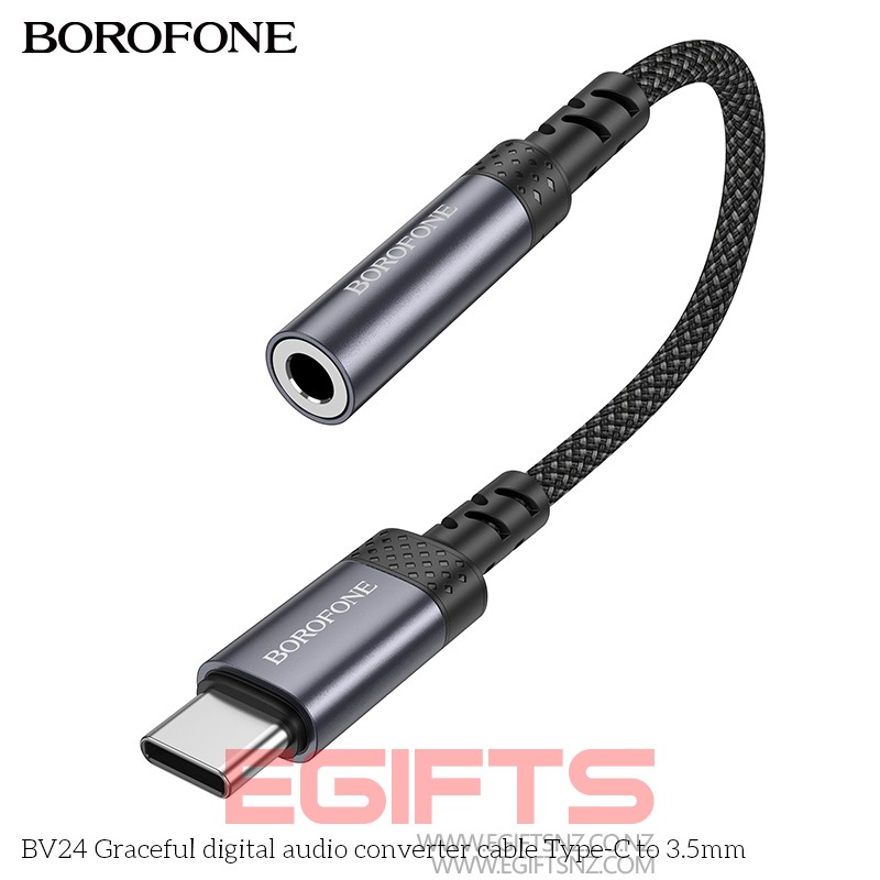 Borofone BV24 Type C to AUX Adapter - Image 6