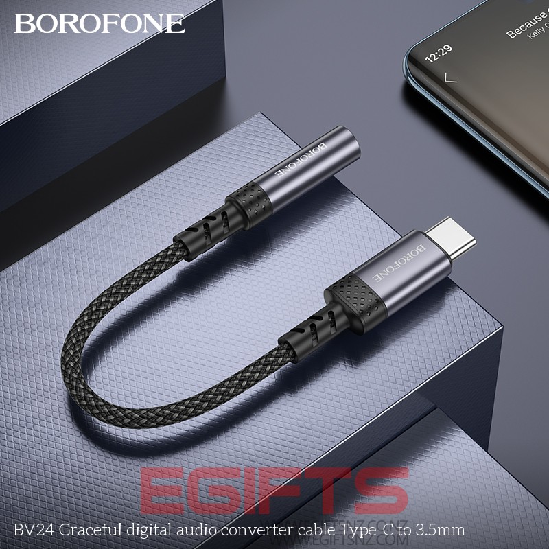Borofone BV24 Type C to AUX Adapter - Image 5