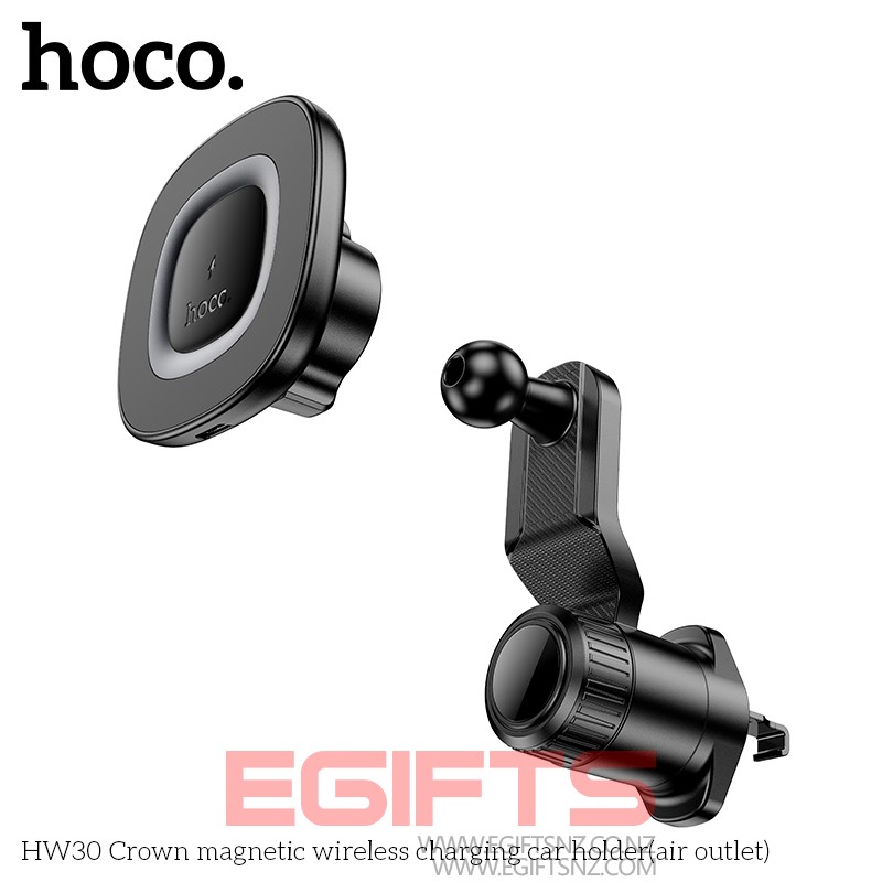HOCO HW30 MagSafe Wireless fast Charging Car Phone Holder Air vent - Image 7
