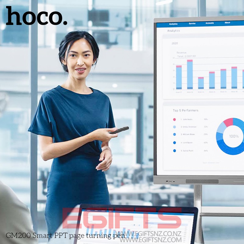 Hoco Laser Pointer GM200 Smart PPT Page Turning Pen - Image 6