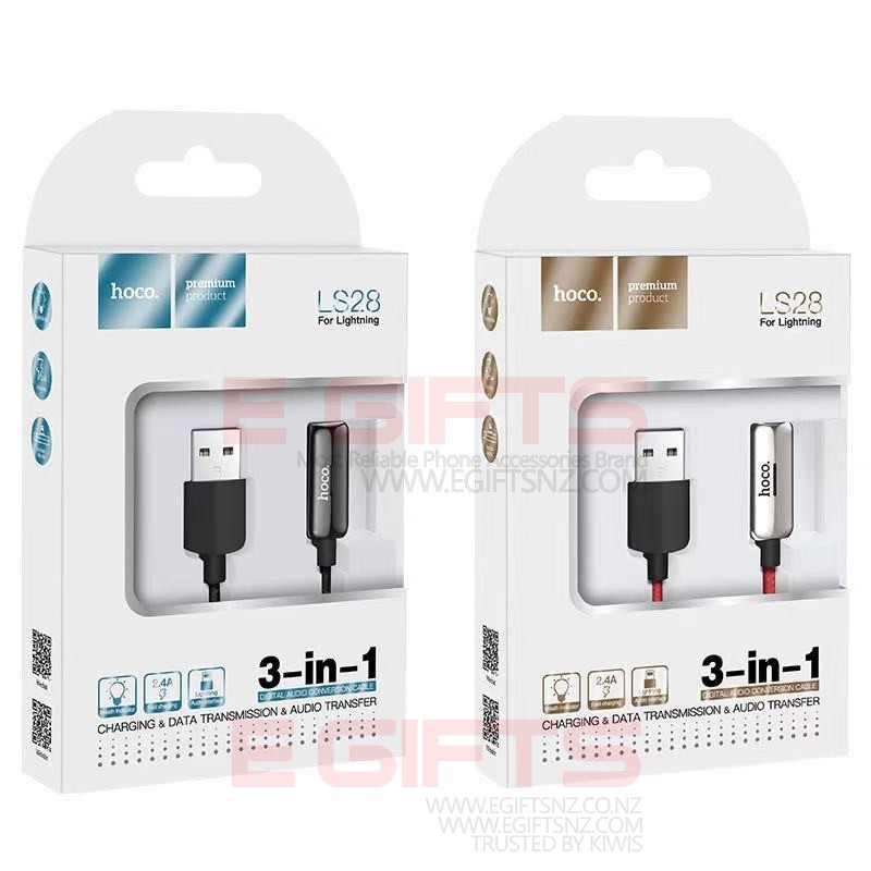 HOCO LS28 USB to Lightning audio conversion cable - Image 5