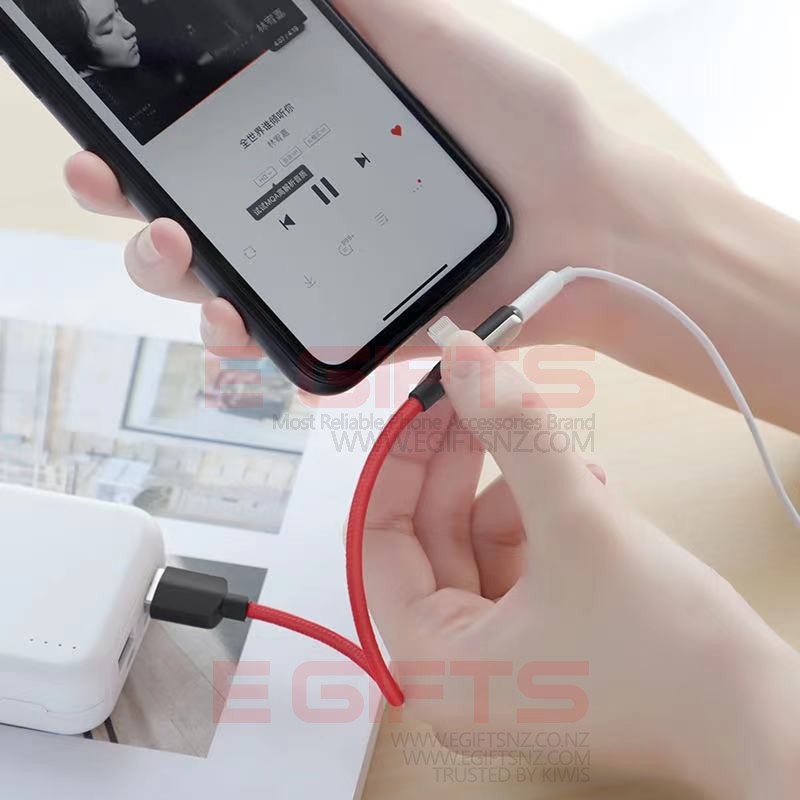 HOCO LS28 USB to Lightning audio conversion cable - Image 3