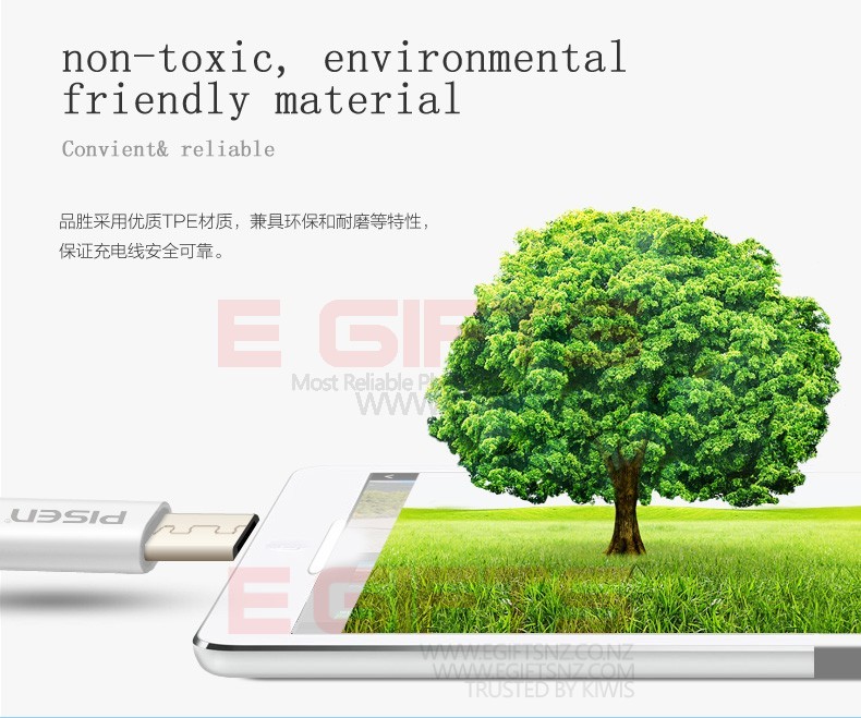 PISEN Micro USB Fast Charging Data Cable 1M - Image 4