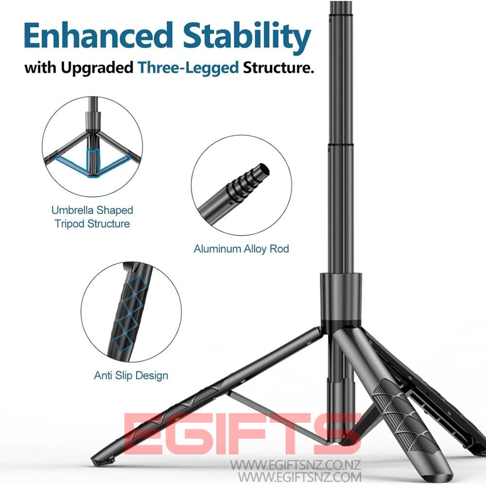 Portable Selfie Stick Tripod 1.5m Tall L16 - Image 12