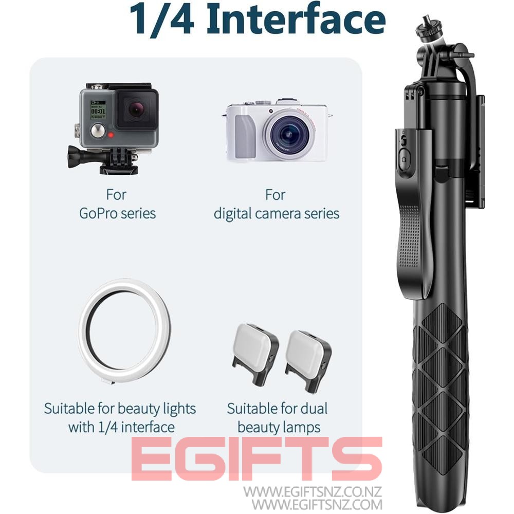 Portable Selfie Stick Tripod 1.5m Tall L16 - Image 11