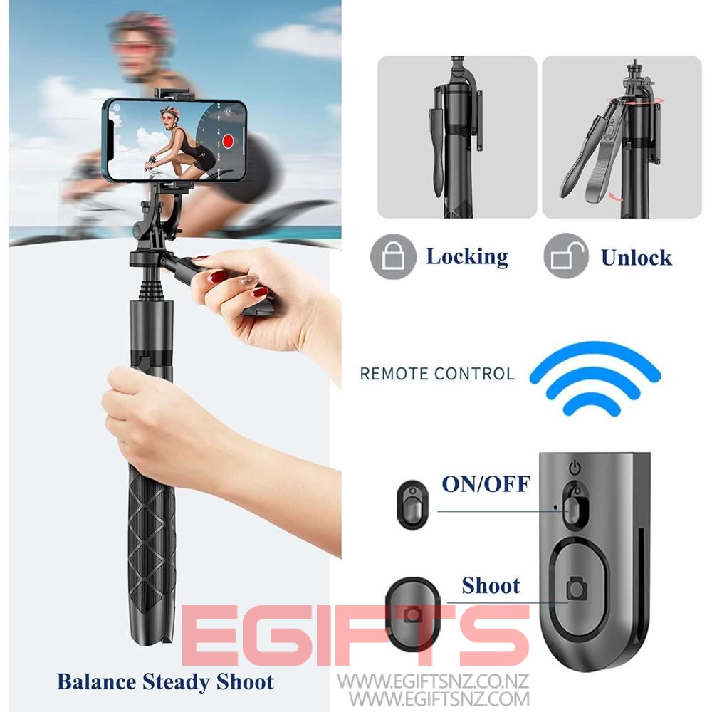 Portable Selfie Stick Tripod 1.5m Tall L16 - Image 10