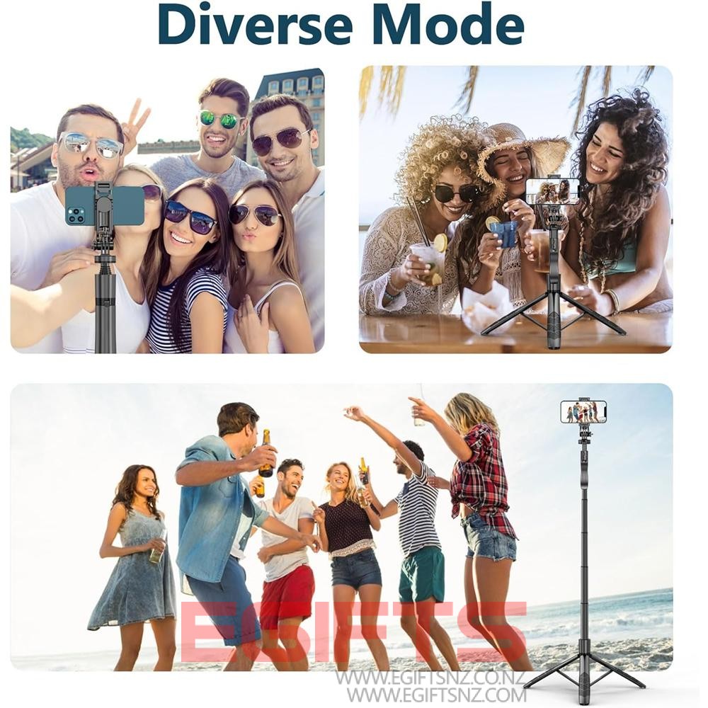 Portable Selfie Stick Tripod 1.5m Tall L16 - Image 5