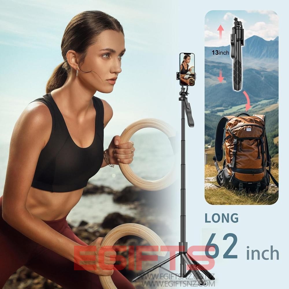 Portable Selfie Stick Tripod 1.5m Tall L16 - Image 3