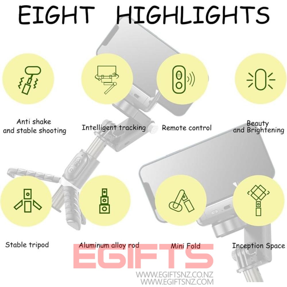 Q18 Gimbal Stabilizer Selfie Stick Tripods - Image 2