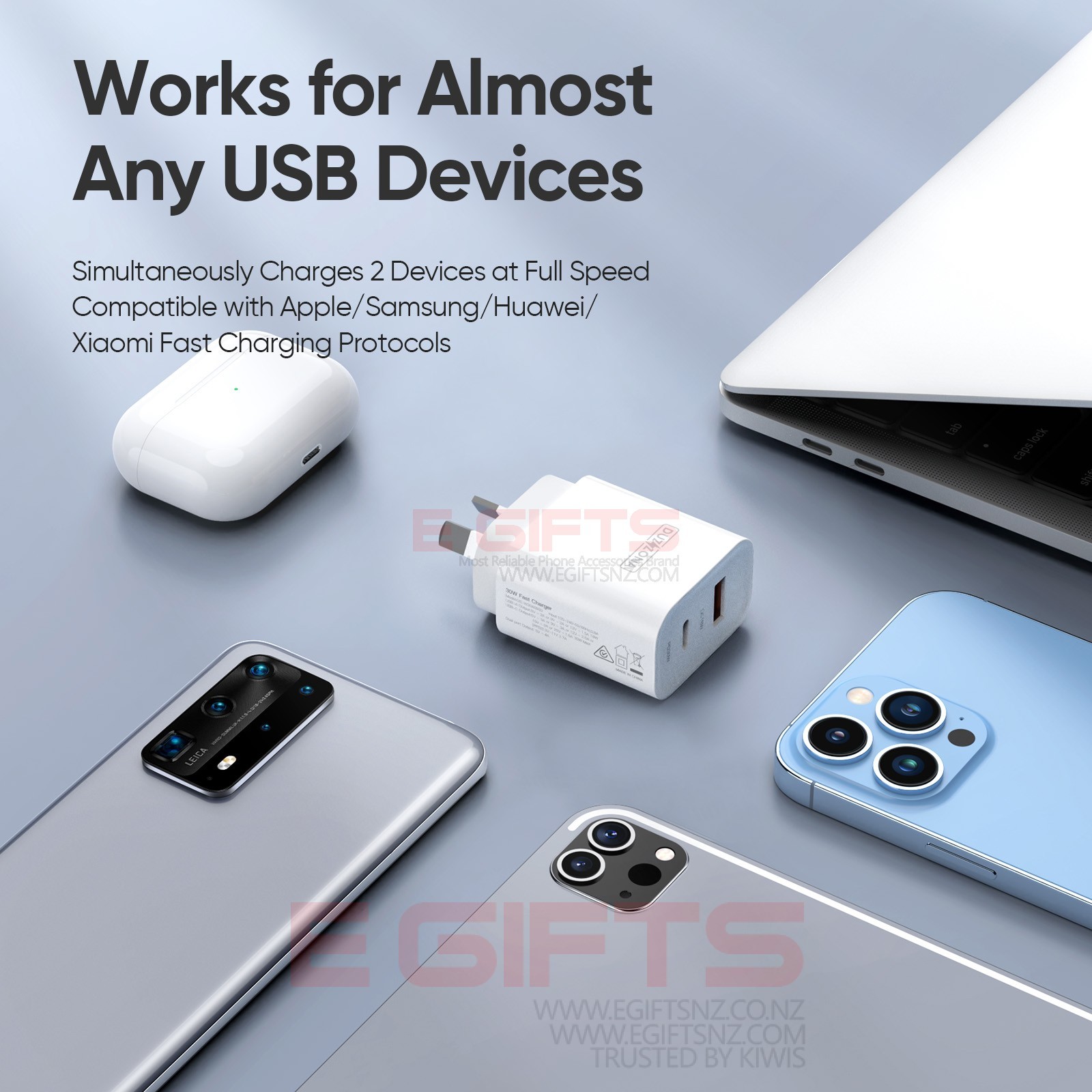 QC 3.0 PD 30W Wall Faster Charger - Image 4