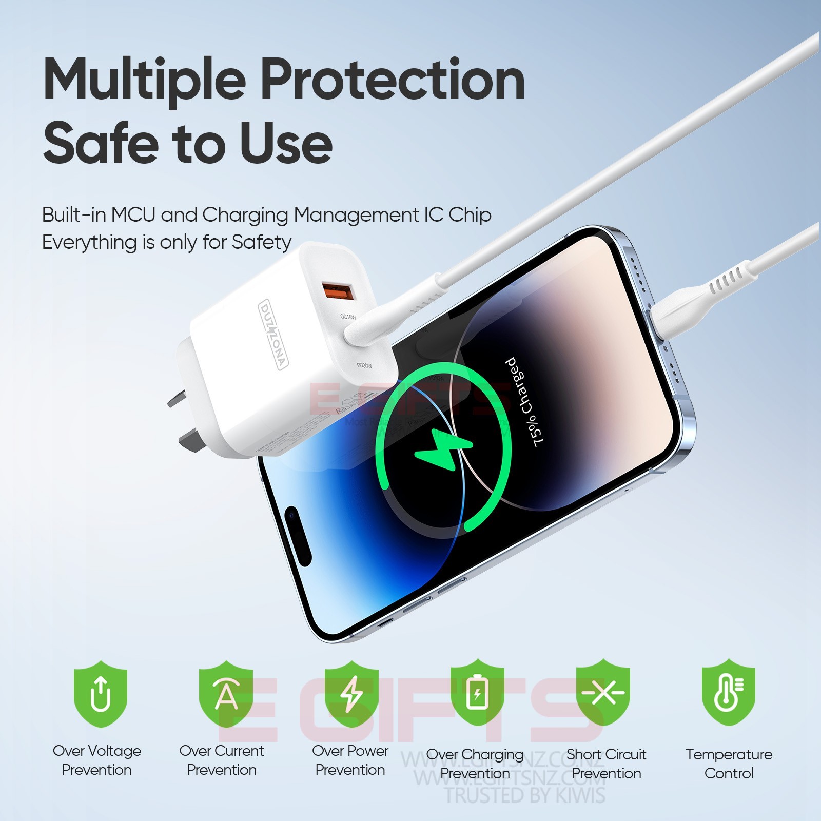 QC 3.0 PD 30W Wall Faster Charger - Image 9