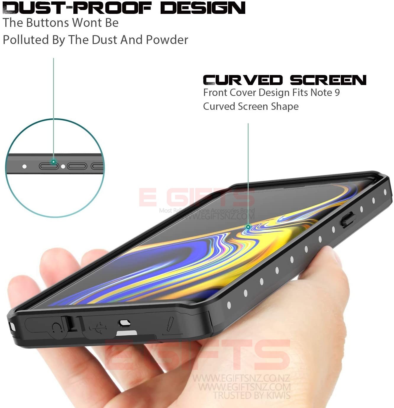SAMSUNG Note 9 IP68 Waterproof case - Image 4