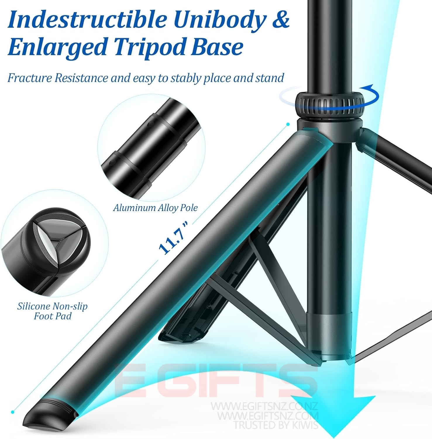 Integrated Bluetooth Selfie Stick Tripod 2000MM - Image 2