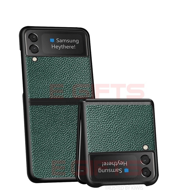 Samsung Z flip 3 Geniune Leather case - Image 2