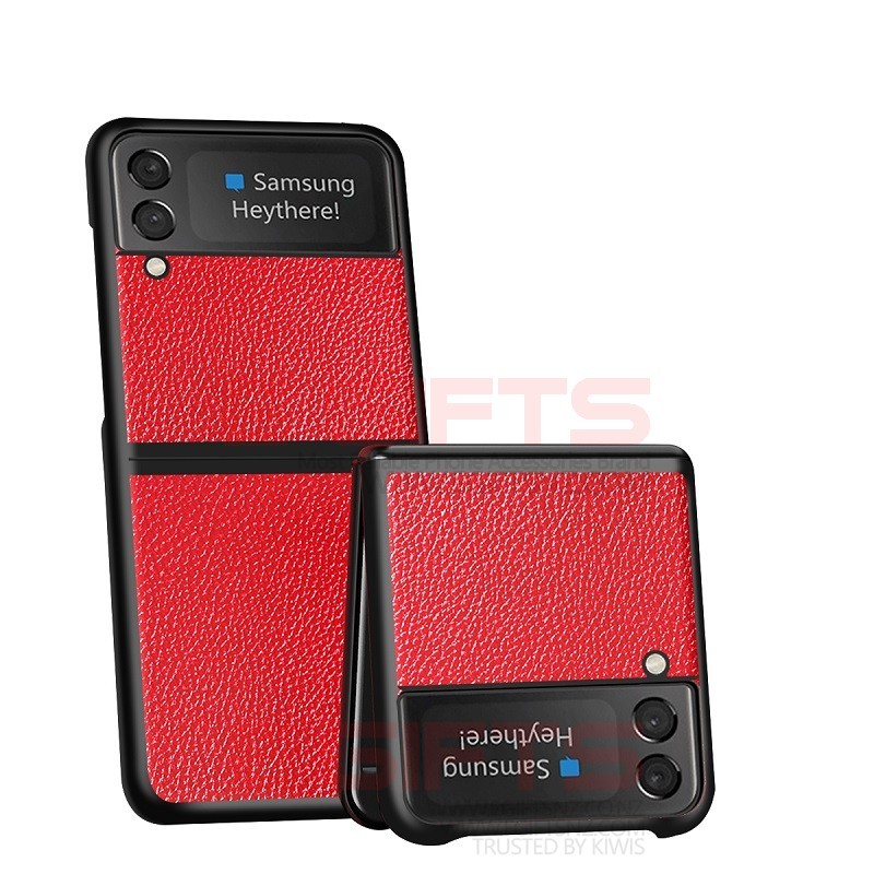 Samsung Z flip 3 Geniune Leather case - Image 4