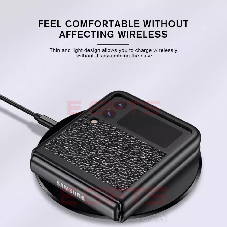 Samsung Z flip 3 Geniune Leather case - Image 12