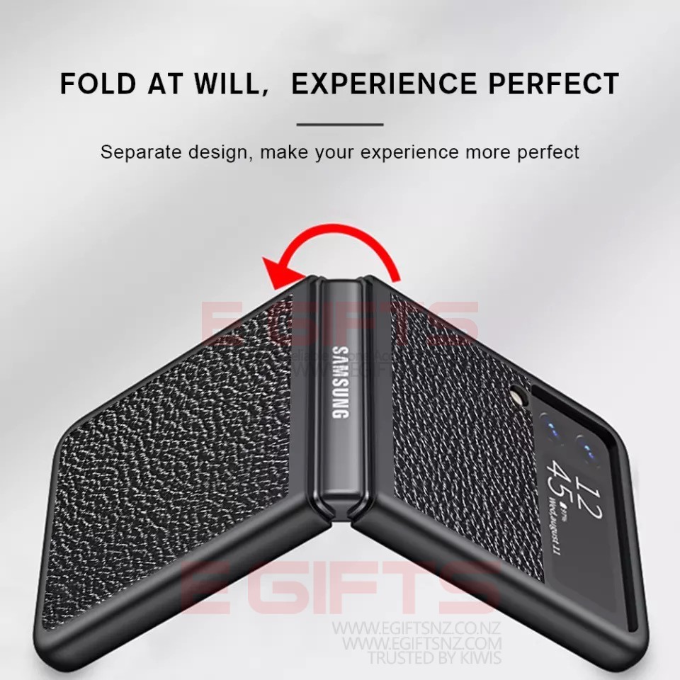 Samsung Z flip 3 Geniune Leather case - Image 13
