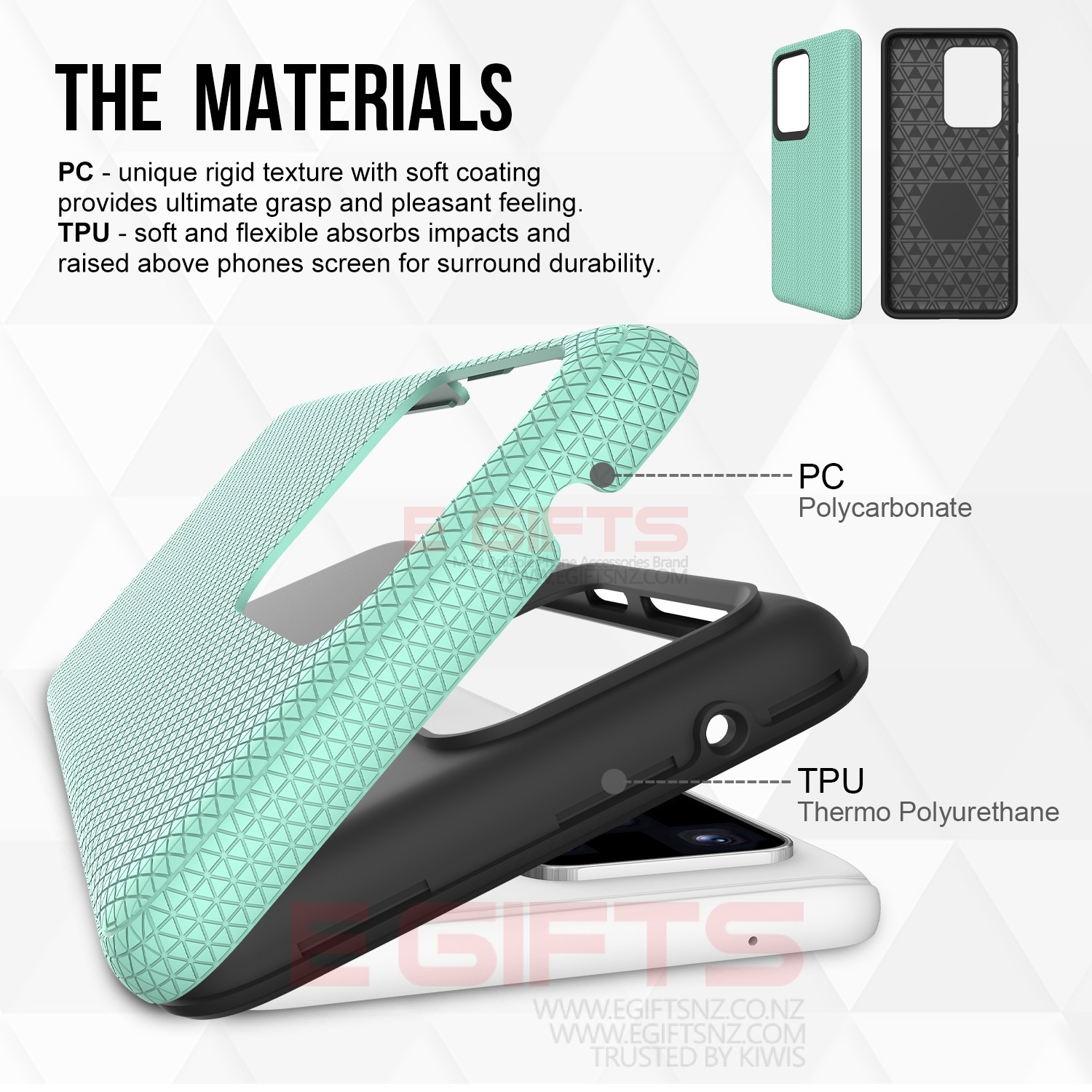 SAMSUNG S20 Ultra Military Grade Triangle Case - Image 4