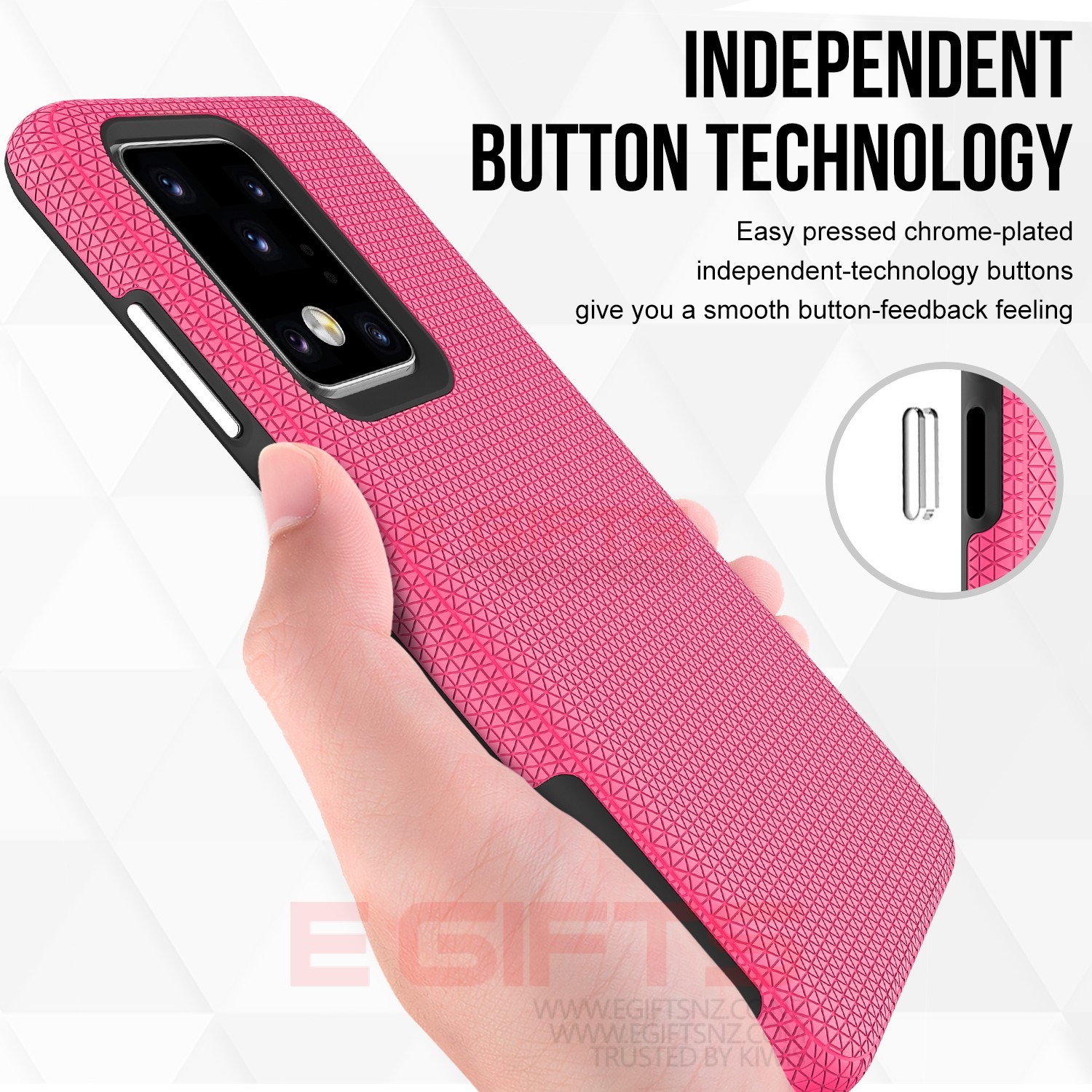 SAMSUNG S20 Ultra Military Grade Triangle Case - Image 3