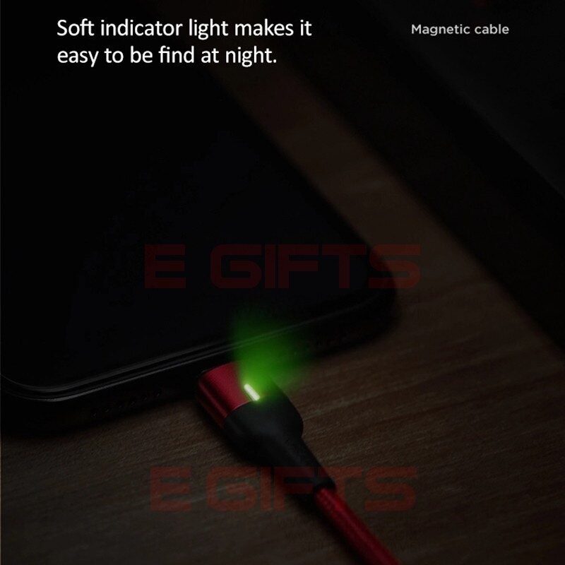 USAMS Magnetic 3 in 1 Charging Braided Cable - Image 4