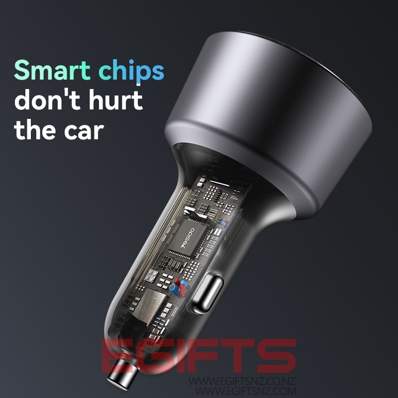 YESIDO 200W 3 Ports 2C USB Fast Car Charger Y59 - Image 2