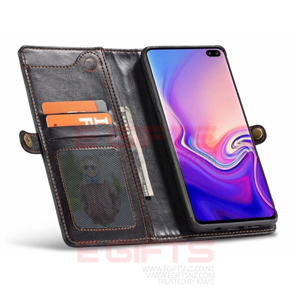 SAMSUNG S10 Plus Caseme Qin Magnetic Detachable Wallet Case - Image 6