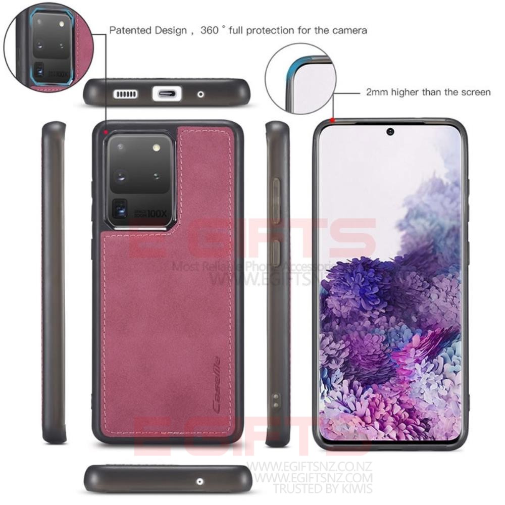 Samsung S20 Ultra Caseme Song Multi-function Detachable Wallet Case - Image 5