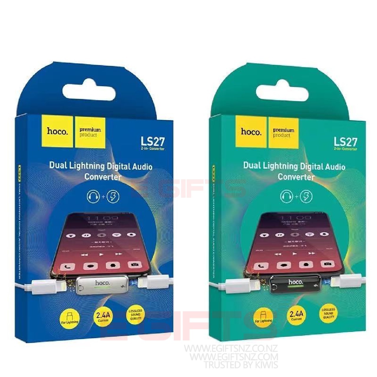 HOCO Dual Lightning Audio Converter - Image 6