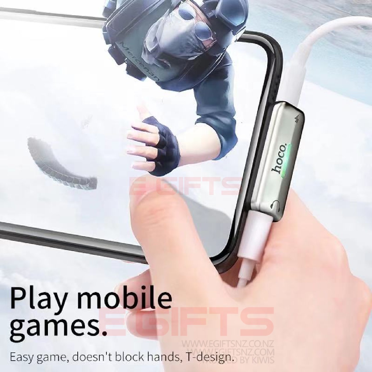 HOCO Dual Lightning Audio Converter - Image 4