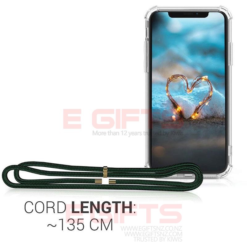 iPhone 11 Pro Max Clear Bumper Case with Lanyard - Image 4
