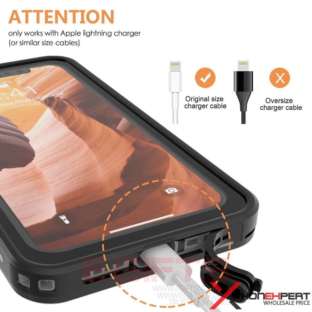 iPhone 11 Pro Max Redpepper IP68 Waterproof Case - Image 3