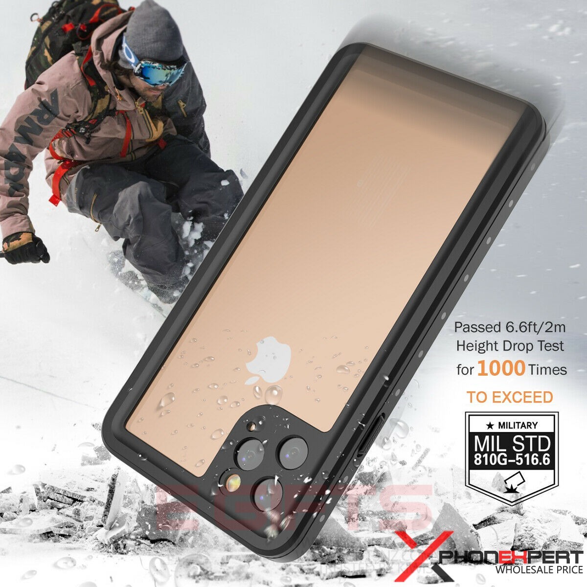 iPhone 11 Pro Max Redpepper IP68 Waterproof Case - Image 2
