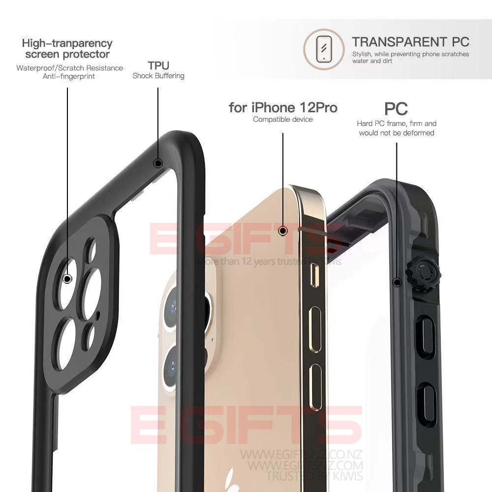 iPhone 12 Pro Redpepper IP68 Waterproof Full Body case - Image 3
