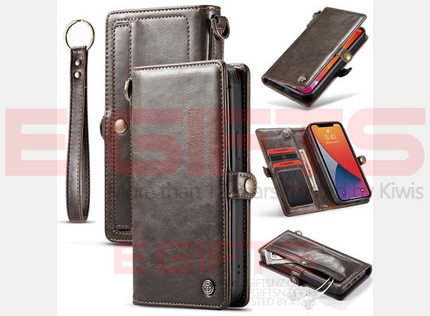 iPhone 12 Pro Max Caseme Qin Magnetic Detachable 2 in 1 Wallet Case - Image 10