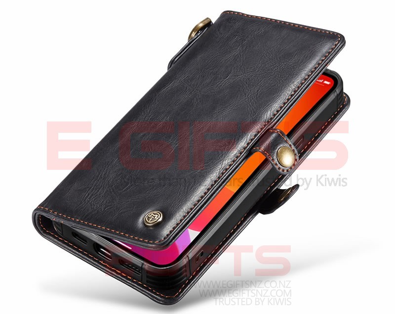 iPhone 12 Pro Max Caseme Qin Magnetic Detachable 2 in 1 Wallet Case - Image 11