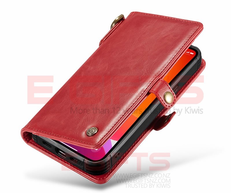 iPhone 12 Pro Max Caseme Qin Magnetic Detachable 2 in 1 Wallet Case - Image 6