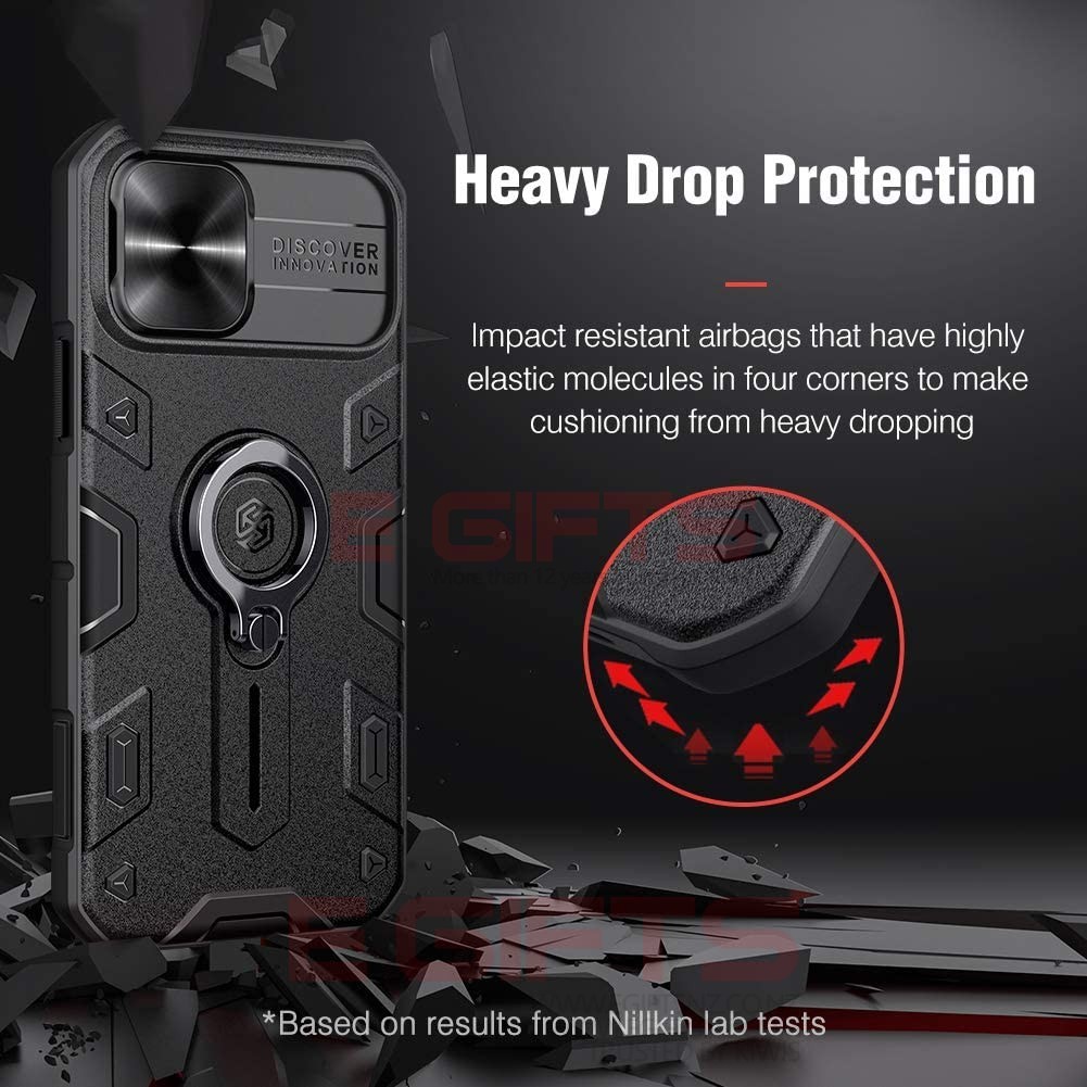 iPhone 12/12 Pro Nillkin Camera Shield Armor Back Case - Image 7