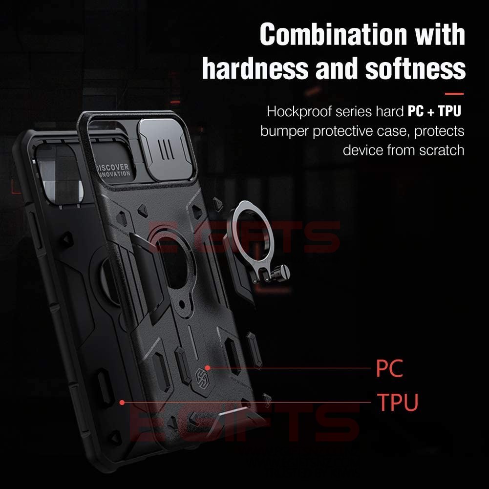 iPhone 12/12 Pro Nillkin Camera Shield Armor Back Case - Image 6