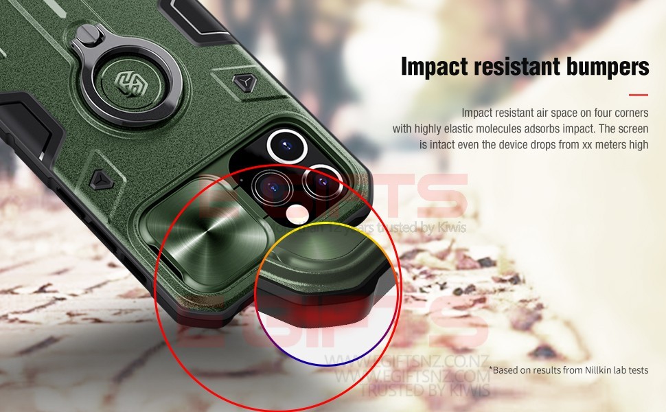 iPhone 12/12 Pro Nillkin Camera Shield Armor Back Case - Image 10