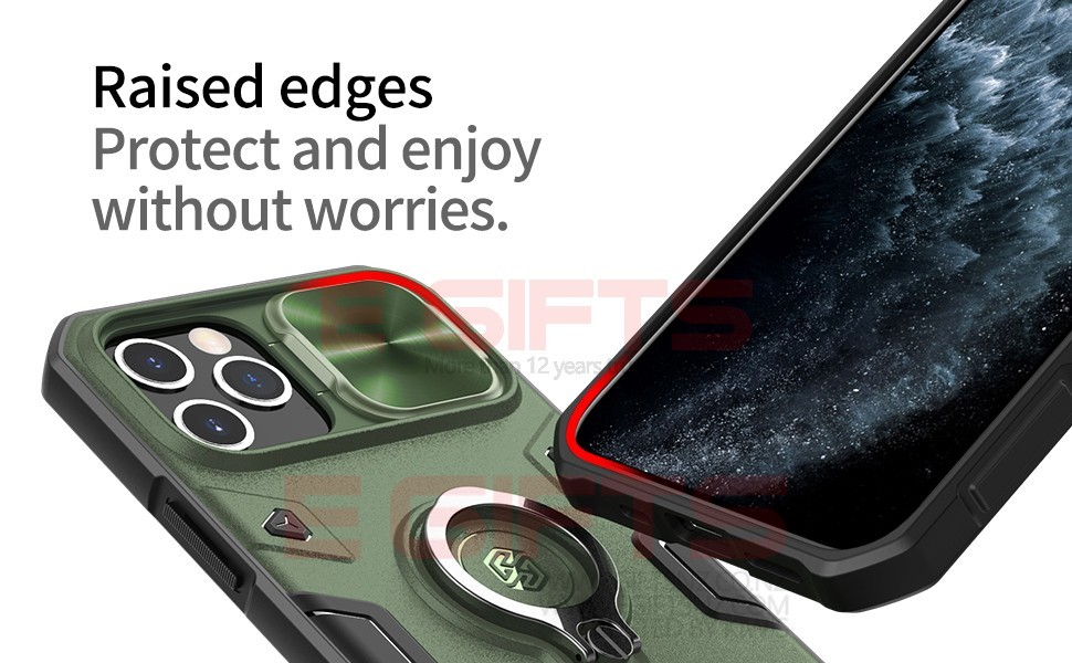 iPhone 12/12 Pro Nillkin Camera Shield Armor Back Case - Image 9