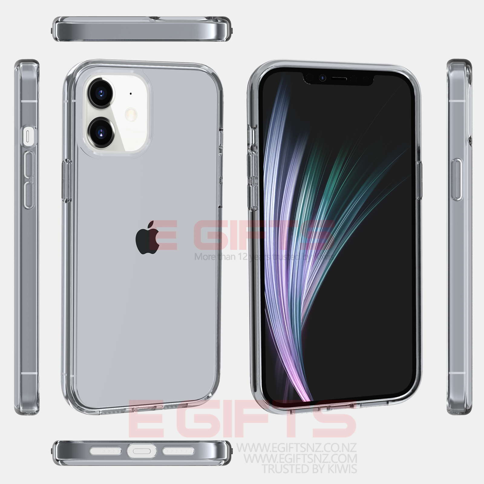 iPhone 12 Mini Tough Clear Case - Image 3