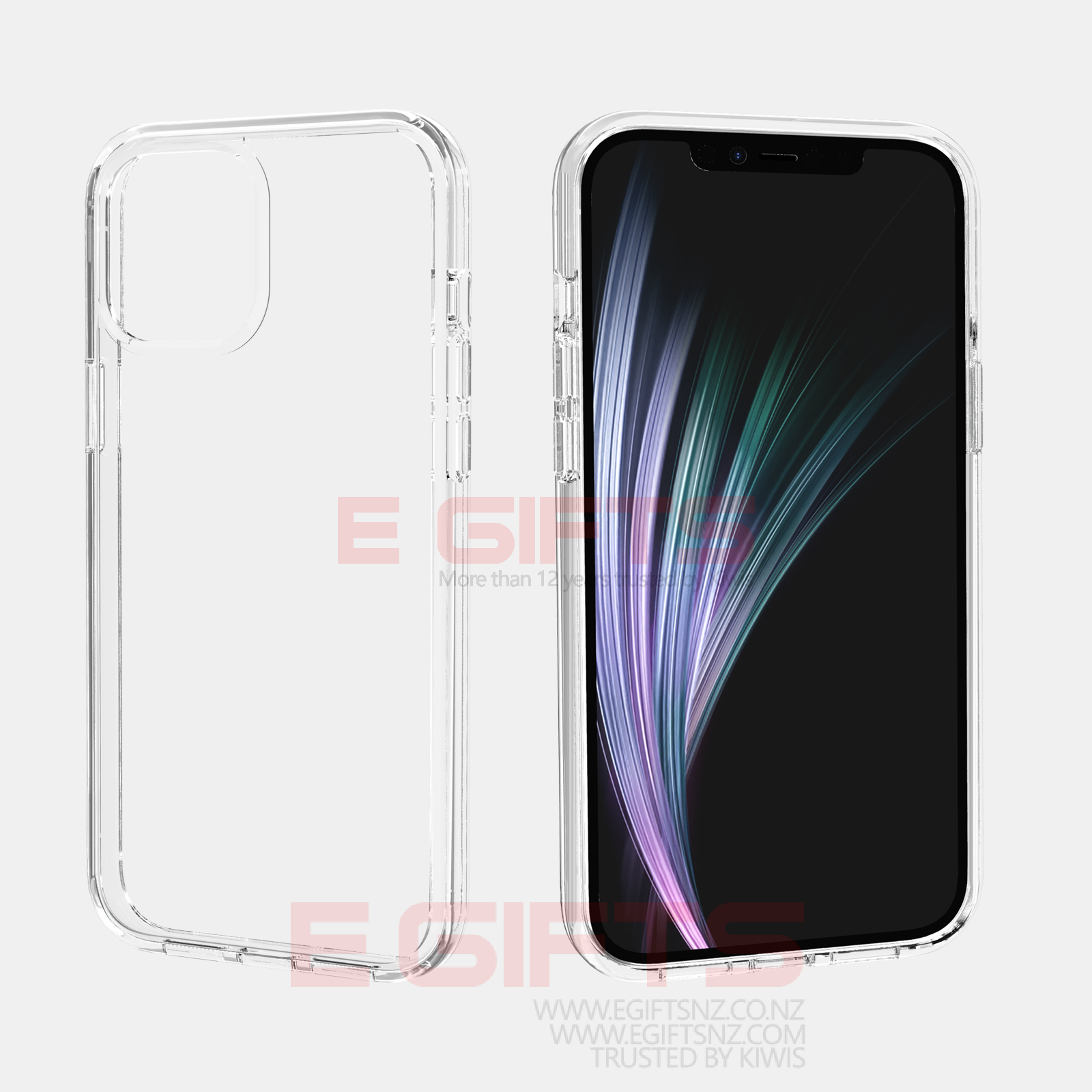 iPhone 12 Mini Tough Clear Case - Image 9