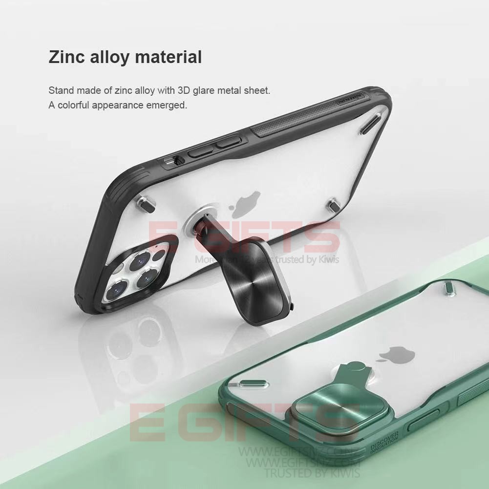 iPhone 12 Pro Max Nillkin Cyclop Camera Shield Kickstand Cover - Image 9