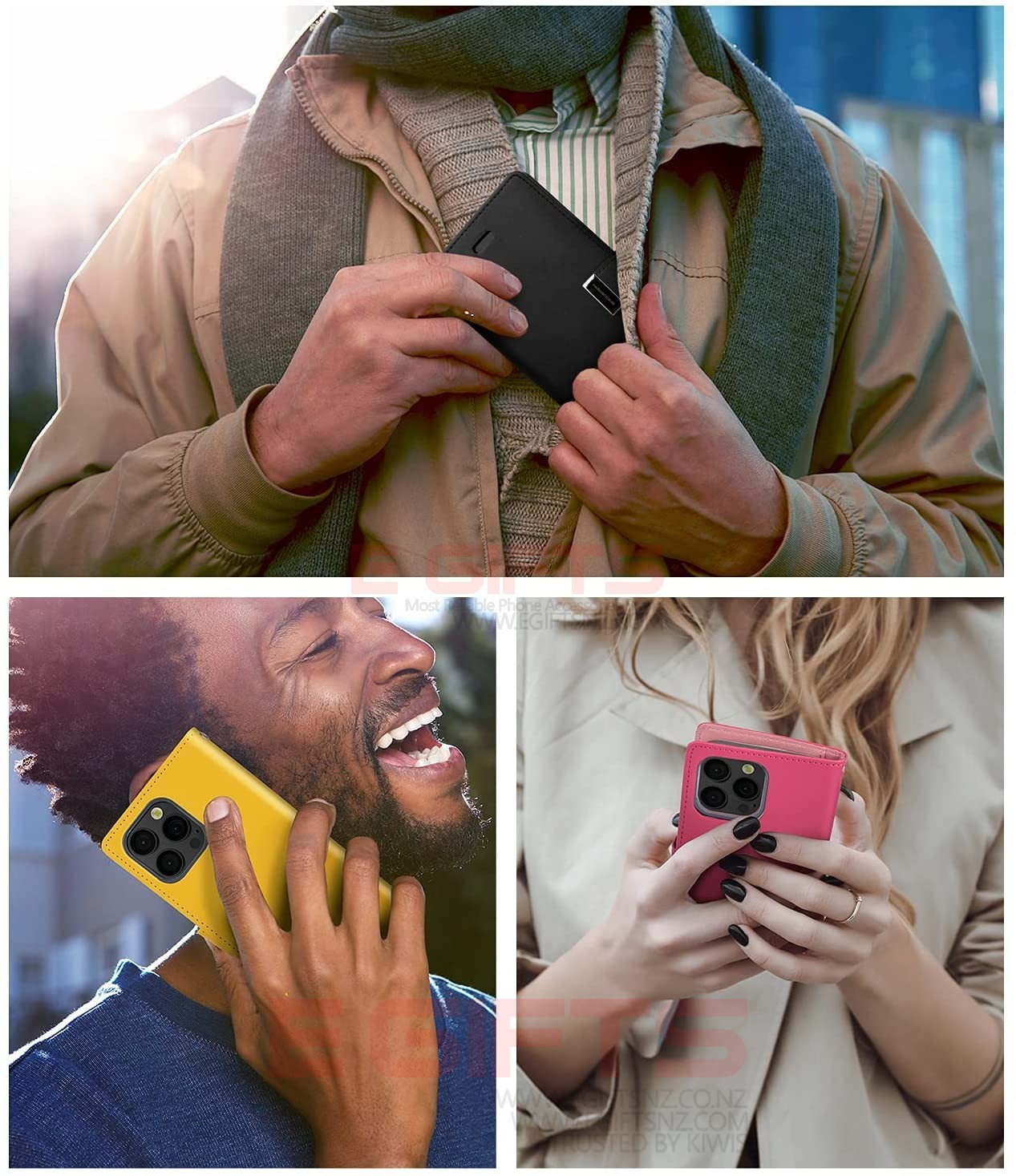 iPhone 13 Mercury Rich Diary Wallet Case - Image 4